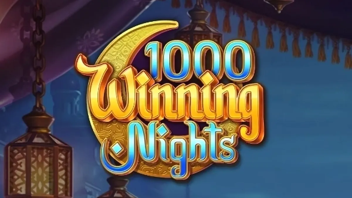 Interface do slot 1000 Winning Nights com 5 cilindros